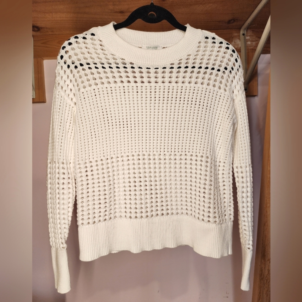 Haven Well Within Open Stitch Sweater Size XS